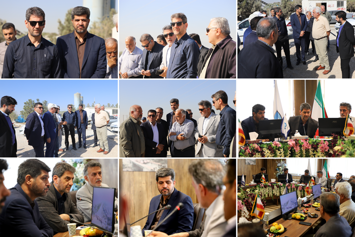 بازدید قاری  قرآن معاون هماهنگی امور عمرانی استانداری از پروژه قطعه سوم کنار گذر شرق اصفهان